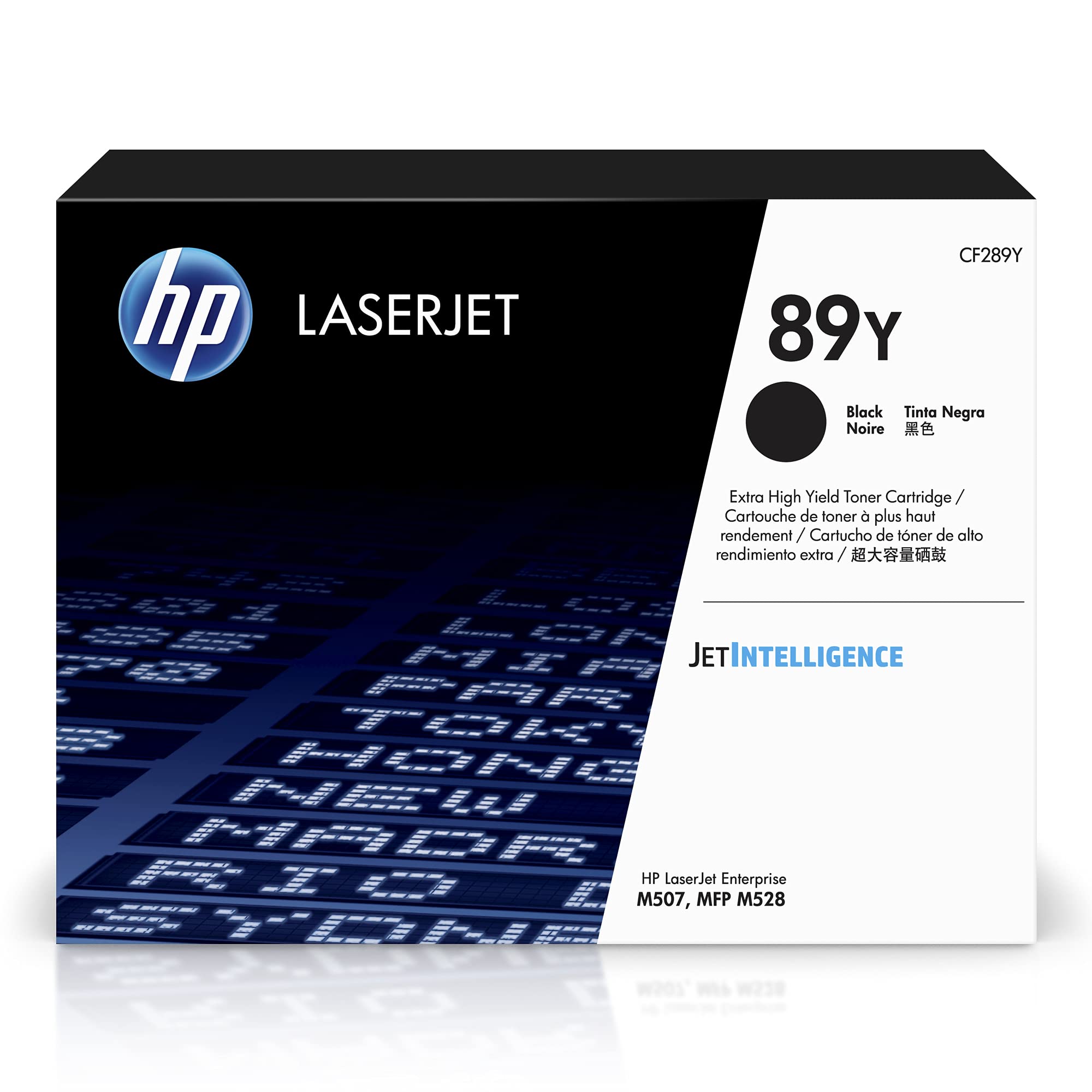 خرید از آمازون - تونر اصلی مشکی HP 89Y (CF289Y) با بازده بسیار بالا برای HP LaserJet E52645، HP LaserJet Enterprise M507، M528، XXL