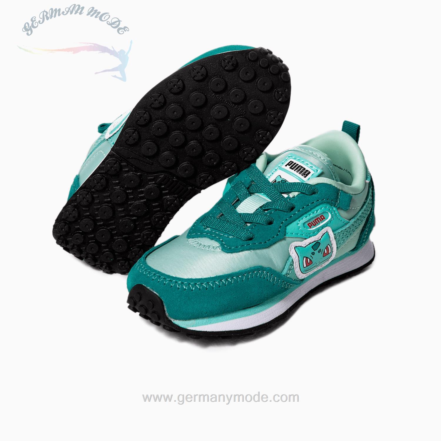 کتانی کودک پسرانه پوما آلمان PUMA x POKÉMON Rider FV Bisasam Alternative Closure Sneakers für Babys-387421_01