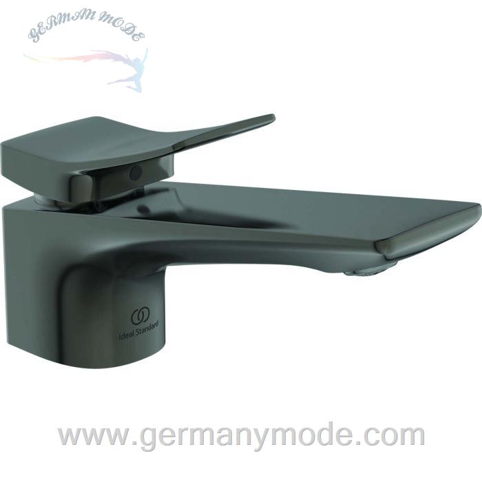 شیر مخلوط روشویی پایه کوتاه ایدیل استاندارد Ideal Standard Conca mit Ablaufgarnitur BC753 magnetic grey BC753A5
