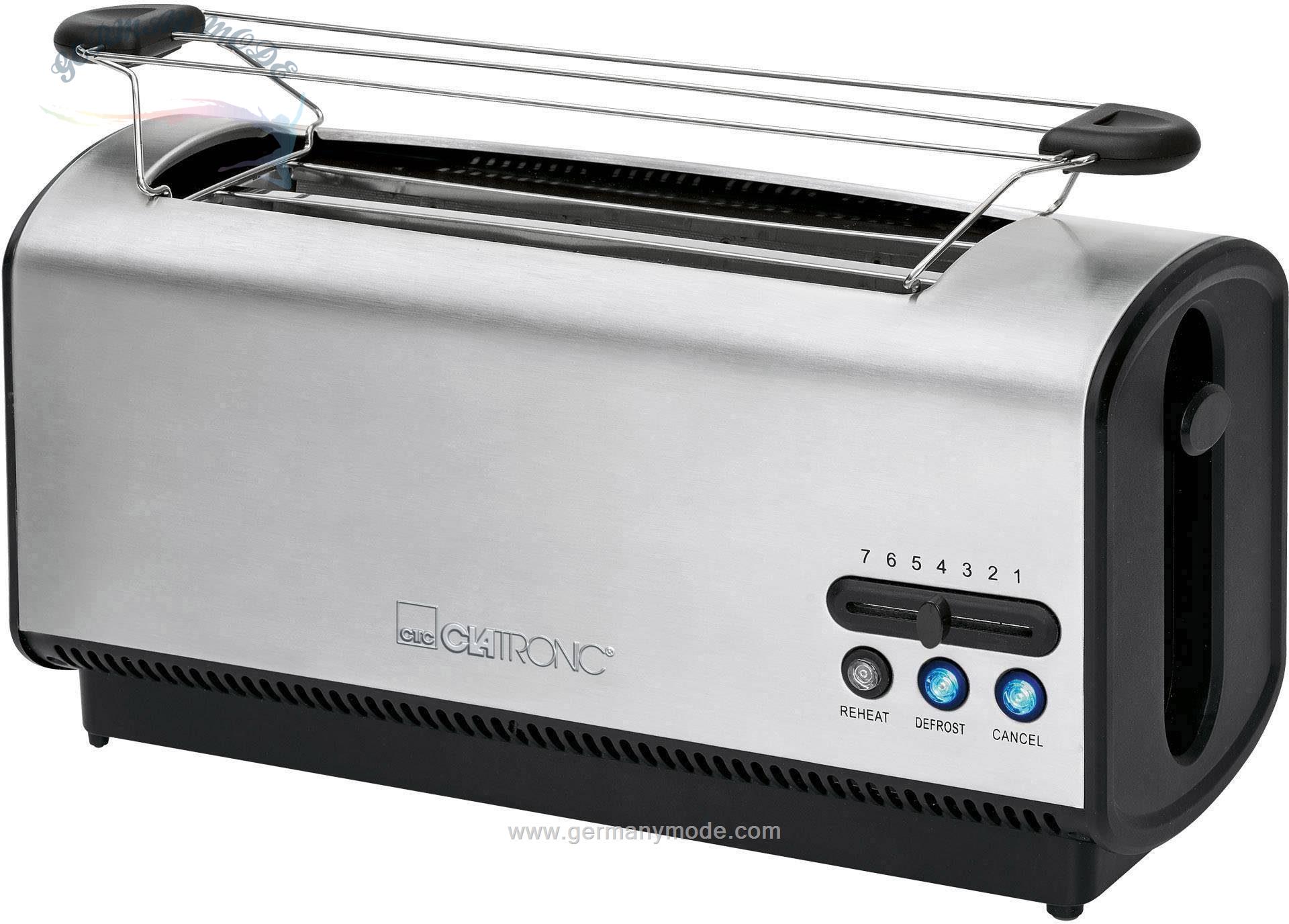 توستر کلترونیک آلمان Clatronic TA 3687 4 Slice Long Slot Toaster