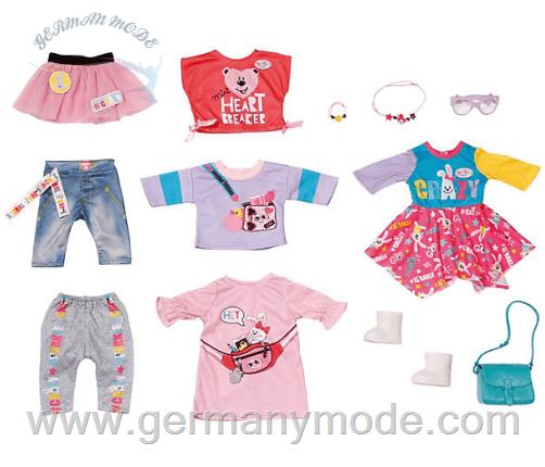 مجموعه لباس های عروسک Zapf Creation BABY born® City Fashion Set 43 cm