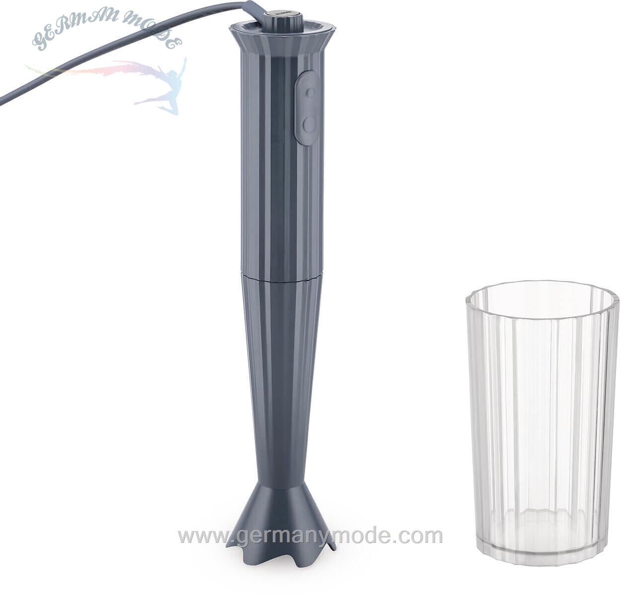 گوشت کوب برقی السی ایتالیا Alessi Plissé Stabmixer grau- Leistung 500 Watt