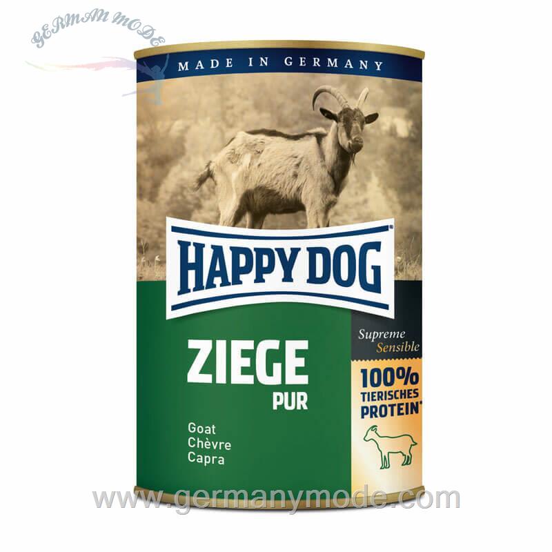 غذا مرطوب سگ هپی داگ آلمان Happy Dog Pur Single Protein Exoten 12x400g Ziege pur