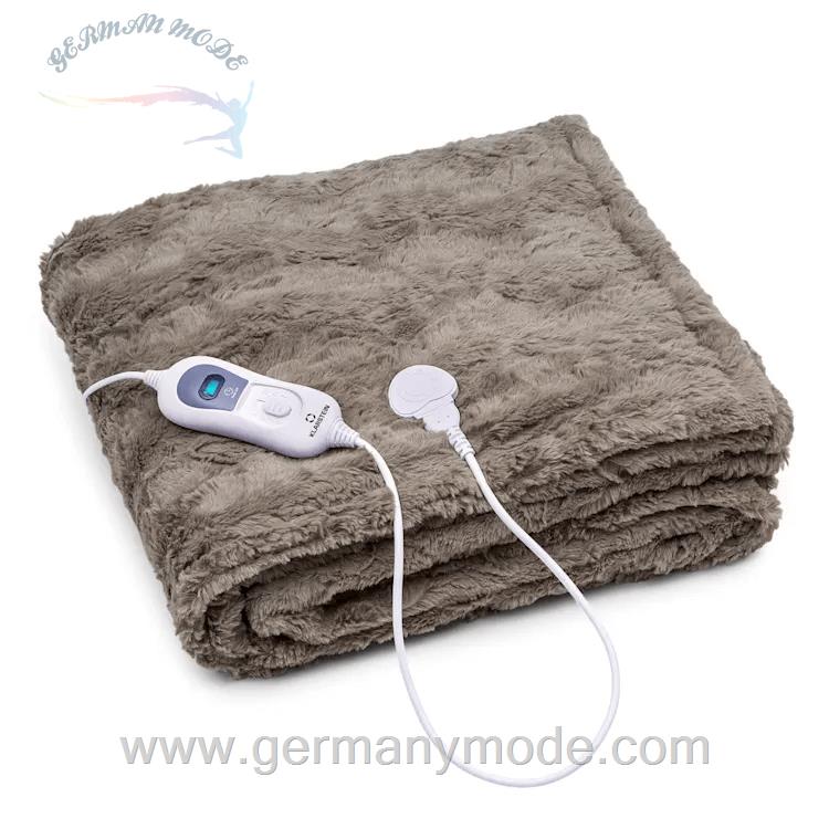 پتو برقی کلارشتاین آلمان Klarstein Dr. Watson Comfort Style Heizdecke Dunkelbraun 120 watt