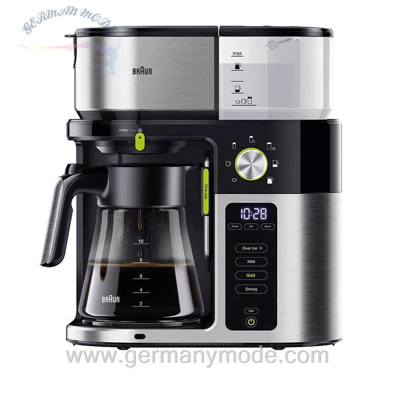قهوه ساز براون آلمان Braun Filterkaffeemaschine KF 9050 BK MultiServe 0X13211043