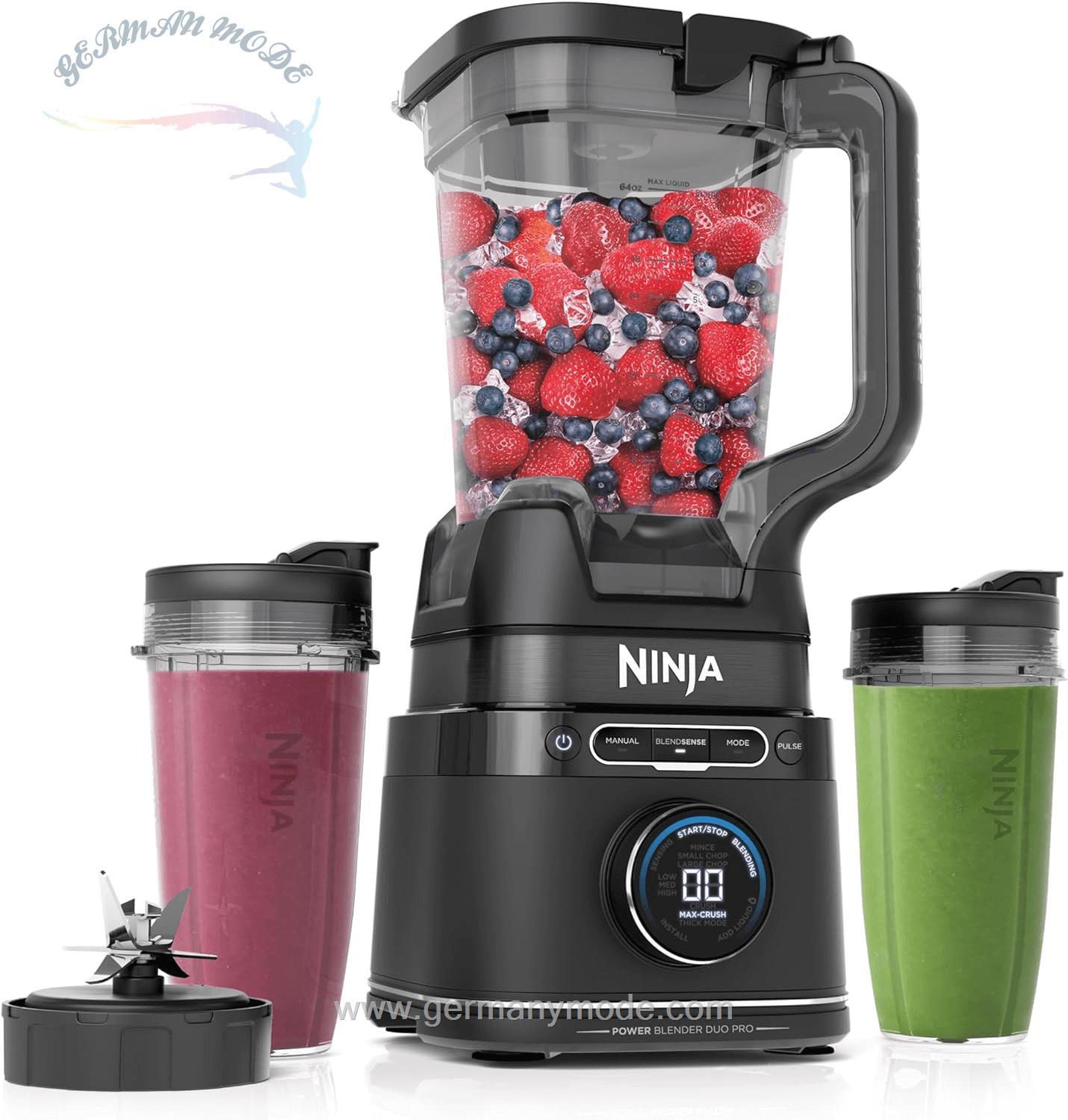 مخلوط کن اسموتی ساز نینجا آمریکا Ninja TB301 Detect Duo Power Blender Pro + Single Serve, BlendSense-Technologie