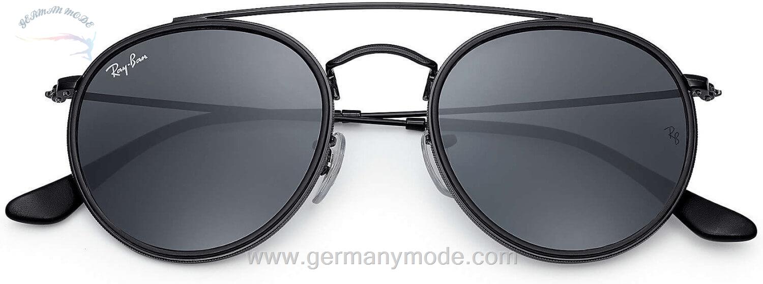 عینک آفتابی مردانه ریبن (ایتالیا) Ray-Ban Round Double Bridge RB3647N