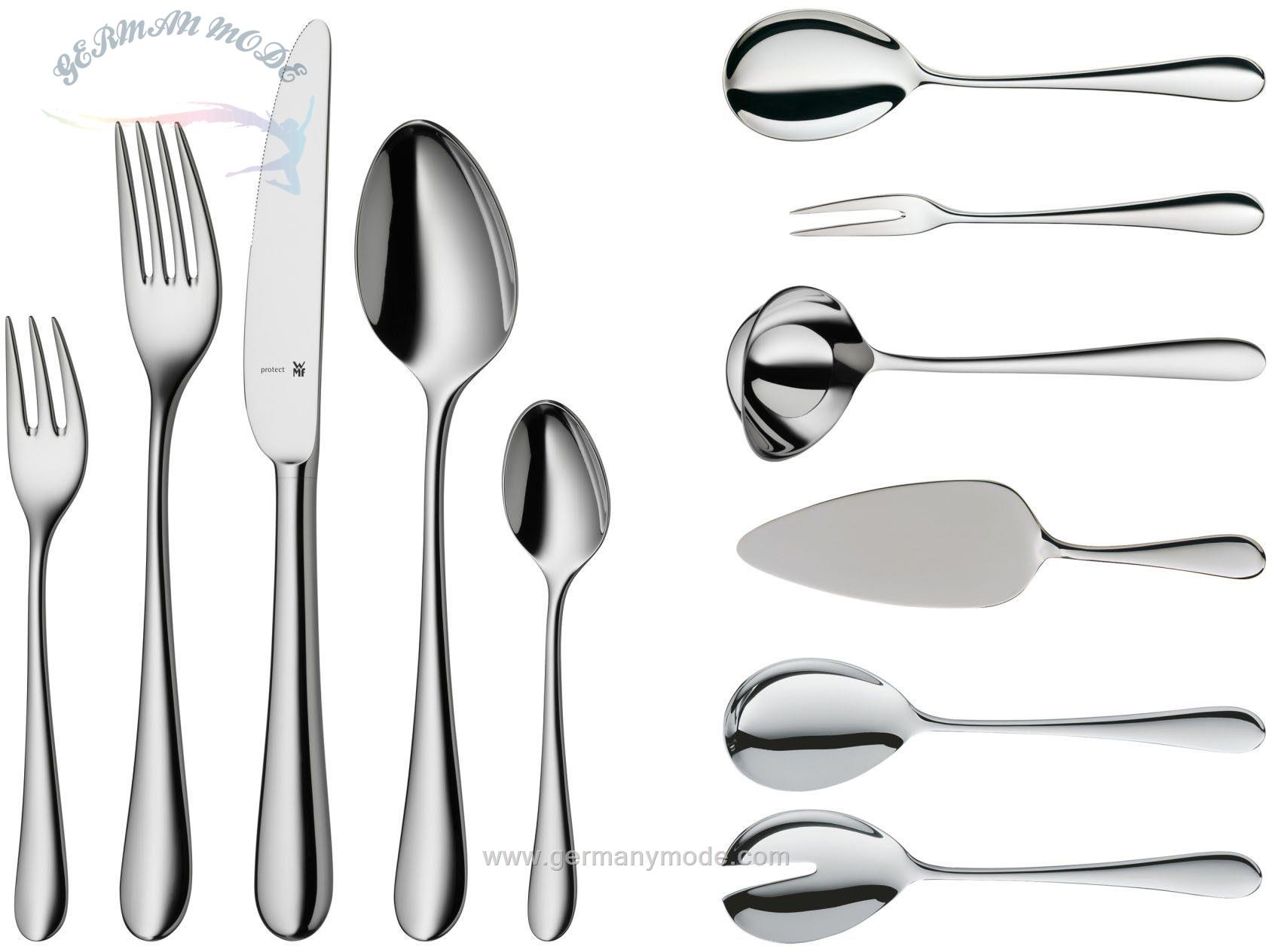 سرویس قاشق چنگال 66 پارچه وی ام اف آلمان WMF Besteck-Set Merit Cromargan Edelstahl18-10-66-teilig
