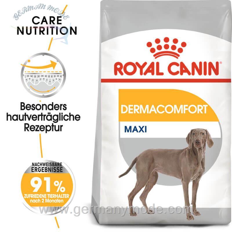 غذا خشک مخصوص سگ با پوست حساس رویال کنین آلمان Royal Canin Dermacomfort Maxi 3kg