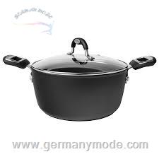 قابلمه چدنی بالرینی ایتالیا BALLARINI TAORMINA BRATENTOPF MIT GLASDECKEL 16 CM- ALUMINIUM