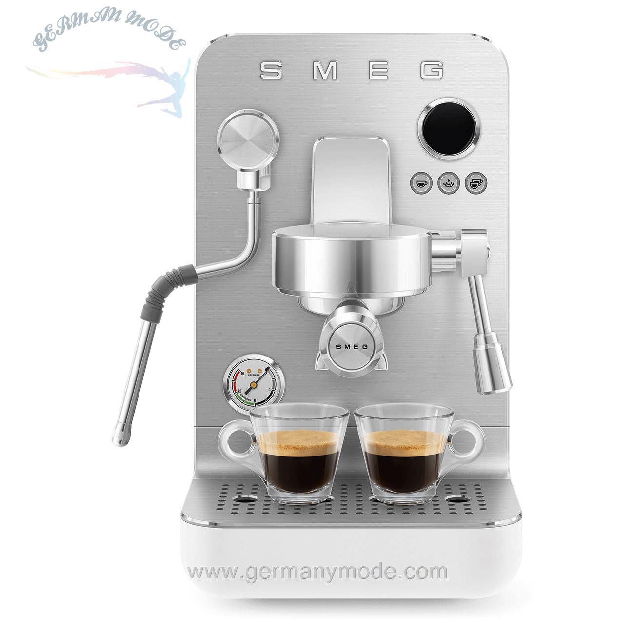 اسپرسو ساز پرتافیلتر اتوماتیک اسمگ ایتالیا Smeg Macchina da Caffè Espresso Manuale EMC02WHMEU