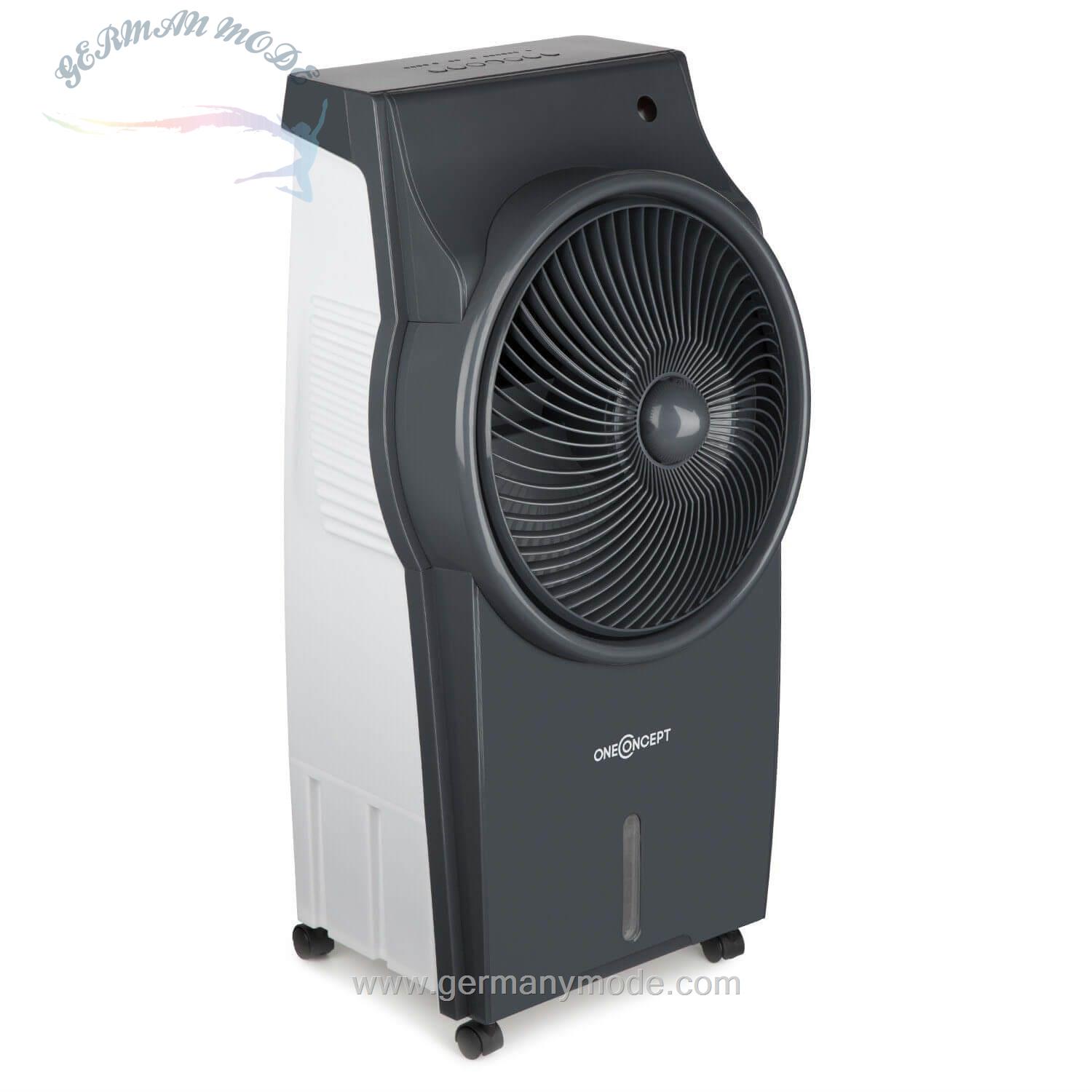 کولر آبی فن تصفیه هوا رطوبت ساز وان کانسپت ONECONCEPT Ventilatorkombigerät Kingcool 4-in-1 Luftkühler - Grau