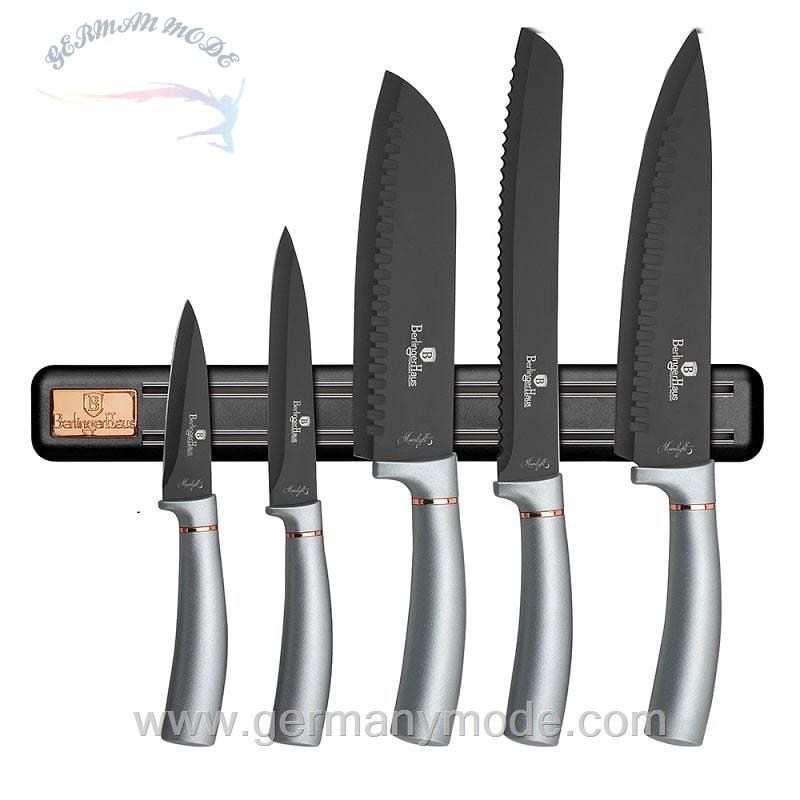 ست چاقو آشپزخانه 6 پارچه برلینگر هاوس مجارستان BERLINGER HAUS 6-PIECE KNIFE SET BH/2533 MOONLIGHT COLLECTION