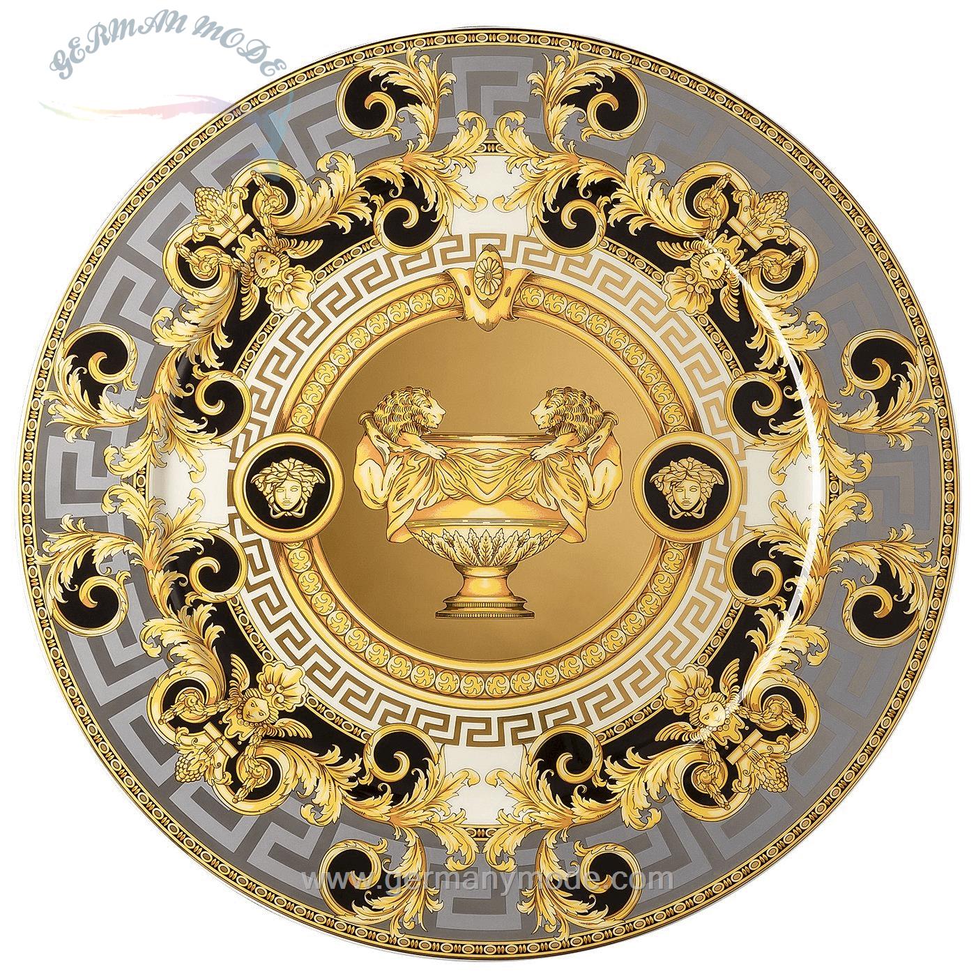 بشقاب دکوری روزنتال ورساچه ایتالیا Rosenthal meets Versace Platzteller Versace Prestige Gala Platzteller 33 cm