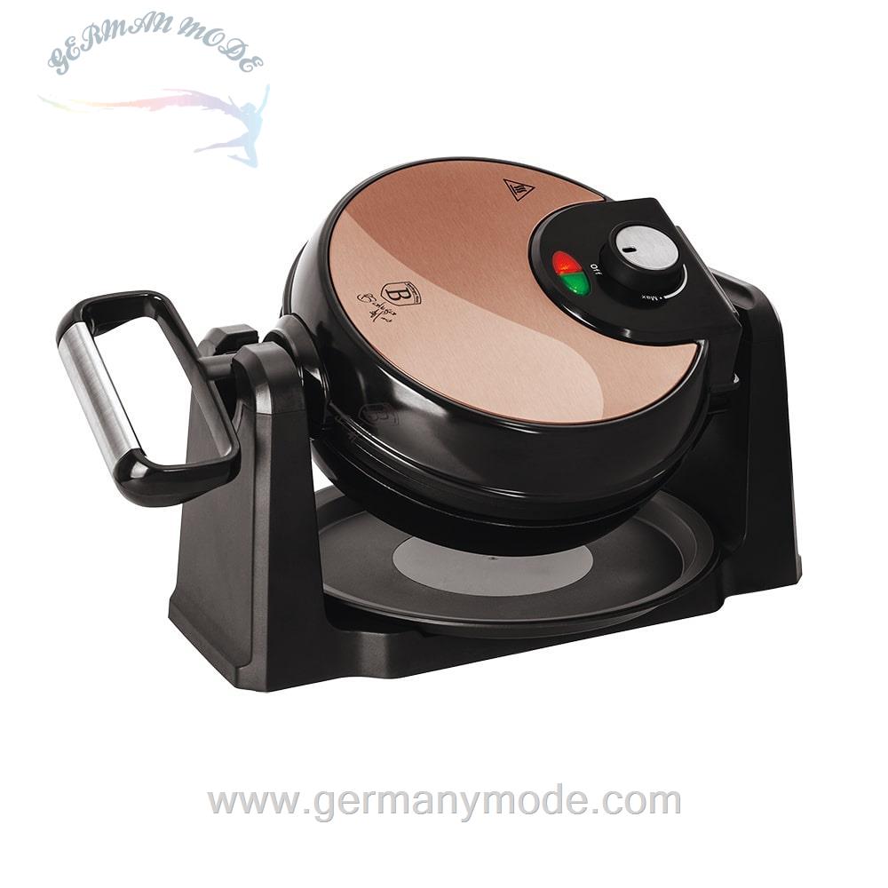 وافل ساز برلینگر هاوس مجارستان BerlingerHaus WAFFLE MAKER BERLINGER HAUS BH 9451, NON-STICK COATING, 180º ROTATION