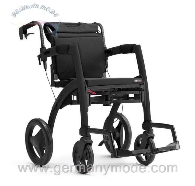 ویلچر رولاتور واکر ویلچر تاشو سالجول Saljol Motion 2.1 Rollator Small matt black