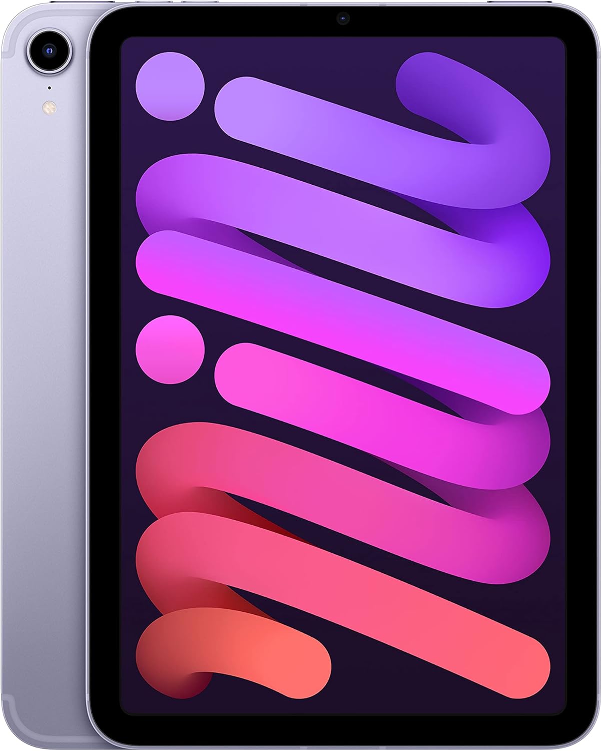 تبلت آیپد اپل اورجینال Apple 2021 iPad mini (8.3 اینچ وای فای + تلفن همراه، 256 گیگابایت) - Violett (نسل 6) Violett 256 گیگابایت WiFi + Cellular Ohne AppleCare+