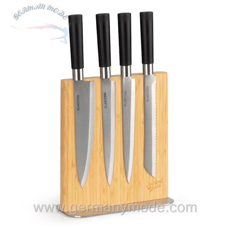 بلوک چاقو مغناطیسی کلارشتاین آلمان Klarstein Messerblock gerade Bambus