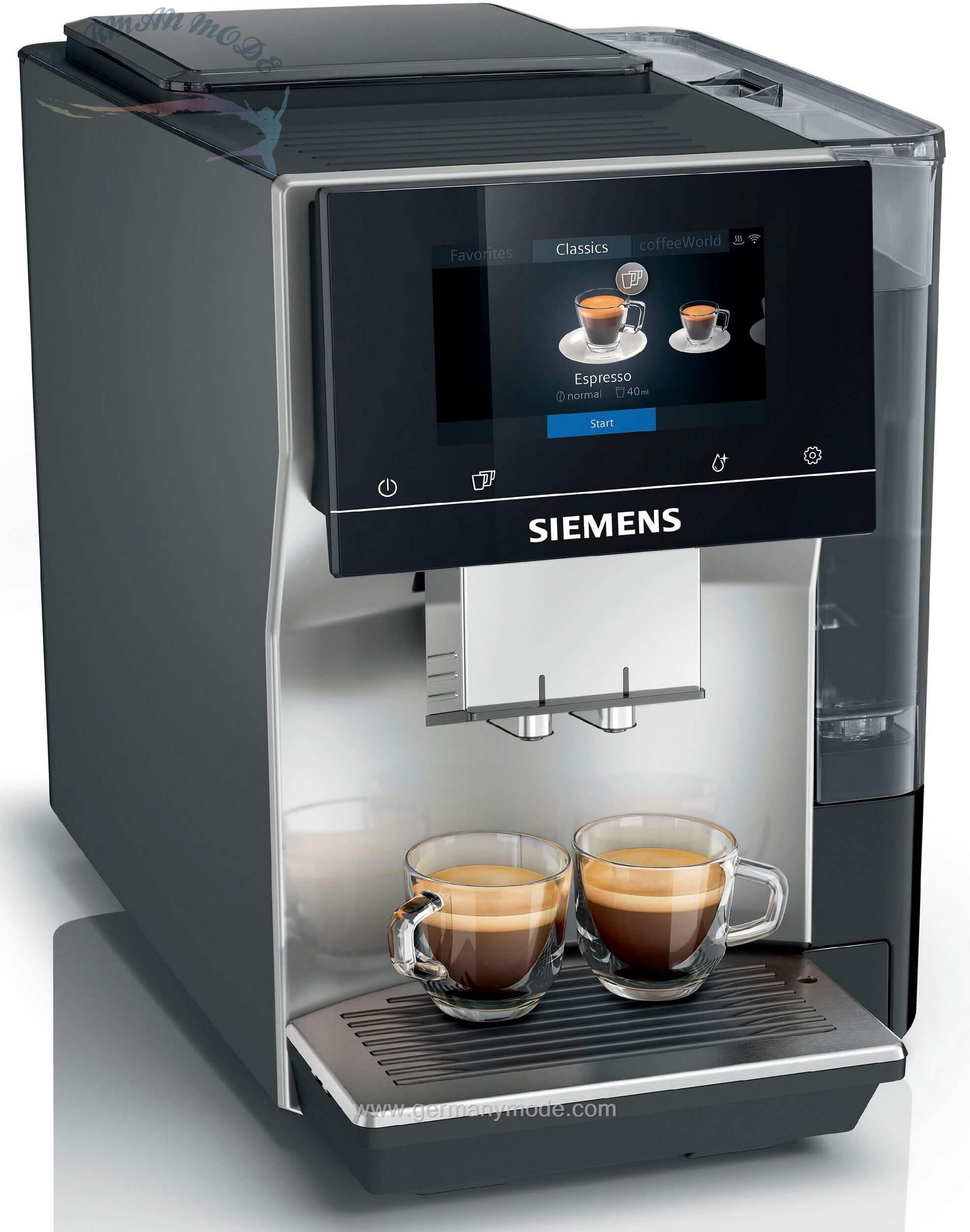 اسپرسو ساز زیمنس آلمان SIEMENS Kaffeevollautomat EQ-700 TP705D47- intuitives Full-Touch-Display