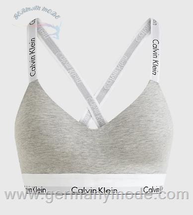 نیم تنه زنانه کلوین کلین آمریکا Calvin Klein Bralette Modern Cotton Grey Heather 000QF7059EP7A