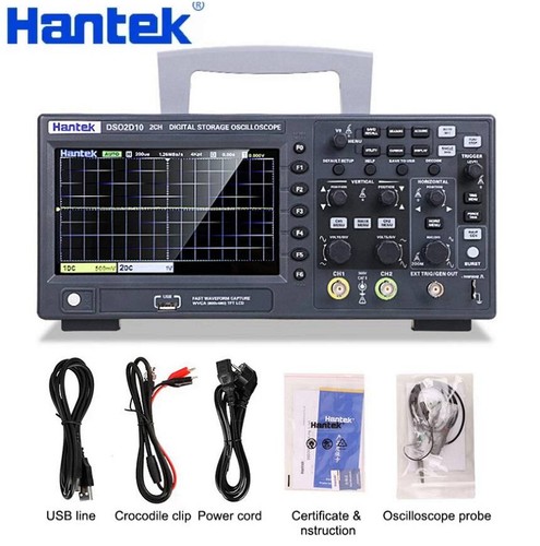 خرید از ایبی - اسیلوسکوپ حافظه دیجیتال USB سری Hantek DSO2000 2CH 1GSa/s 100MHz/150MHz