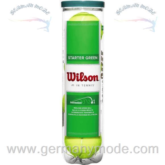 توپ تنیس 4 عددی ویلسون آمریکا WILSON STARTER STAGE 1 GRÜN 4 ST
