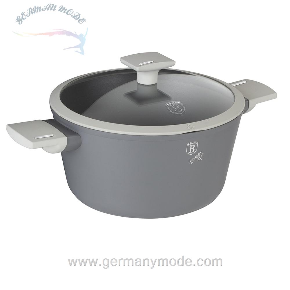 قابلمه 20 سانت درب دار برلینگر هاوس مجارستان BerlingerHaus CASSEROLE 20 CM BERLINGER HAUS BH 7066 ASPEN COLLECTION