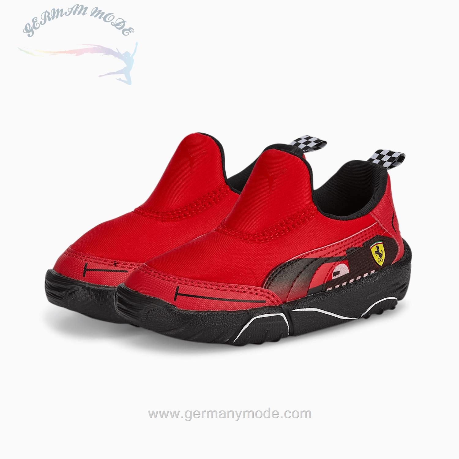 کتانی موتور سواری کودک پوما آلمان PUMA Scuderia Ferrari Bao Kart Baby Motorsportschuhe-307381_02
