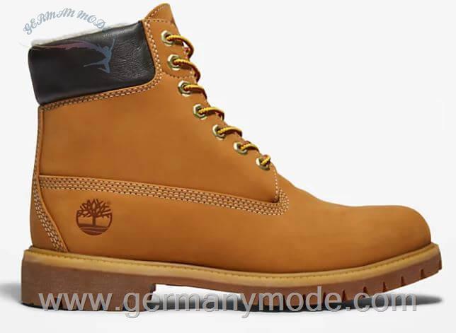 بوت ضد آب مردانه تیمبرلند آمریکا Timberland PREMIUM 6 INCH BOOT WITH WARM LINING FOR MEN IN YELLOW
