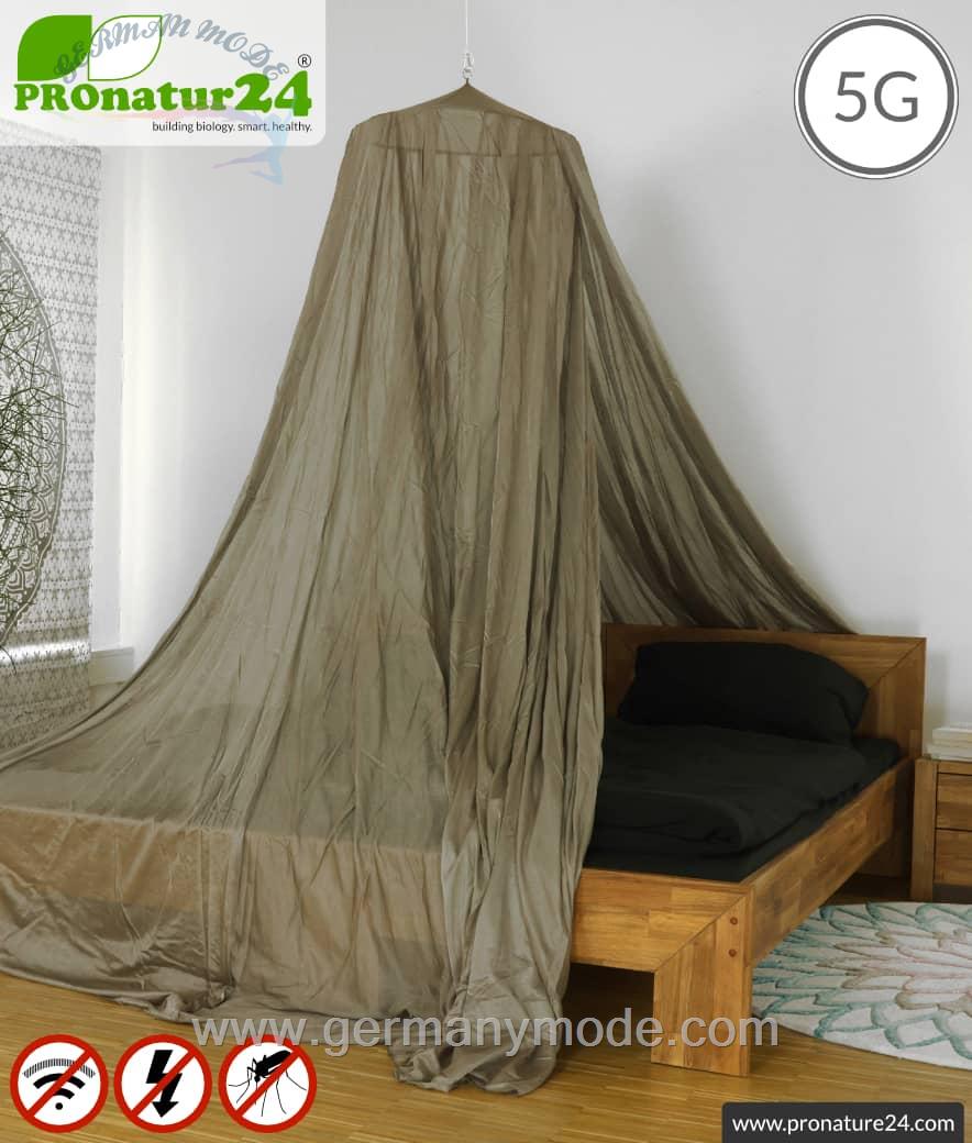 پشه بند ضد امواج الکترومغناطیسی تخت دو نفره پرونیچر المان PROnature Shielding canopy Safecave Budget | DOUBLE BED PYRAMID