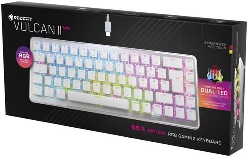 خرید از ایبی - Roccat Vulcan II Mini USB RGB سفید روشن (صفحه کلید)