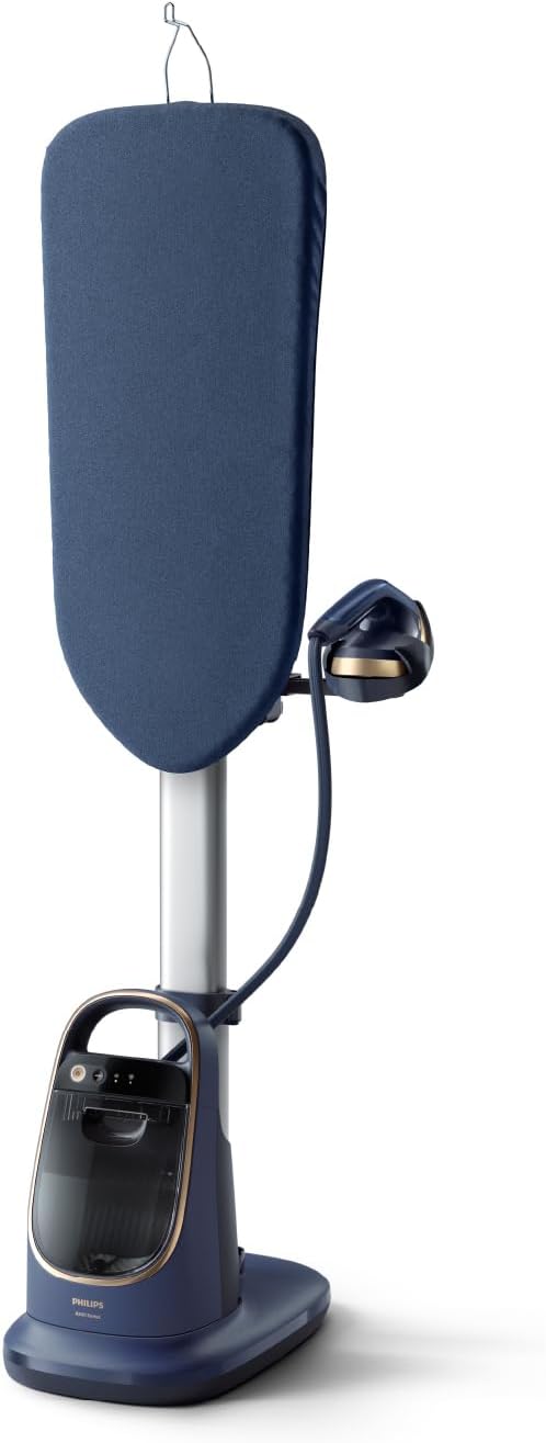 اتو بخار ایستاده میزدار چندکاره فیلیپس هلند Philips AIS8530/20 - اتو چند زاویه‌ای، بدون سوختگی، پایه جداشدنی، فناوری گرمایش دوگانه، 99.9٪ باکتری‌ها و کنه‌های گرد و غبار را از بین می‌برد