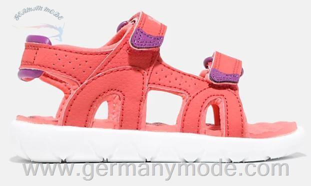 صندل بچگانه تیمبرلند آمریکا TIMBERLAND PERKINS ROW TODDLER DOUBLE STRAP SANDAL IN DARK PINK