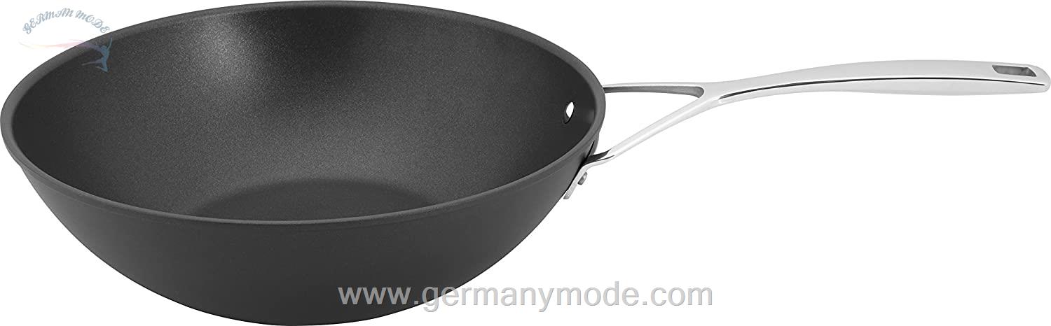 تابه وک 30 سانت آلومینیومی دمایر بلژیک Demeyere Alu Pro 5 Duraslide Titanium Wok 30 cm