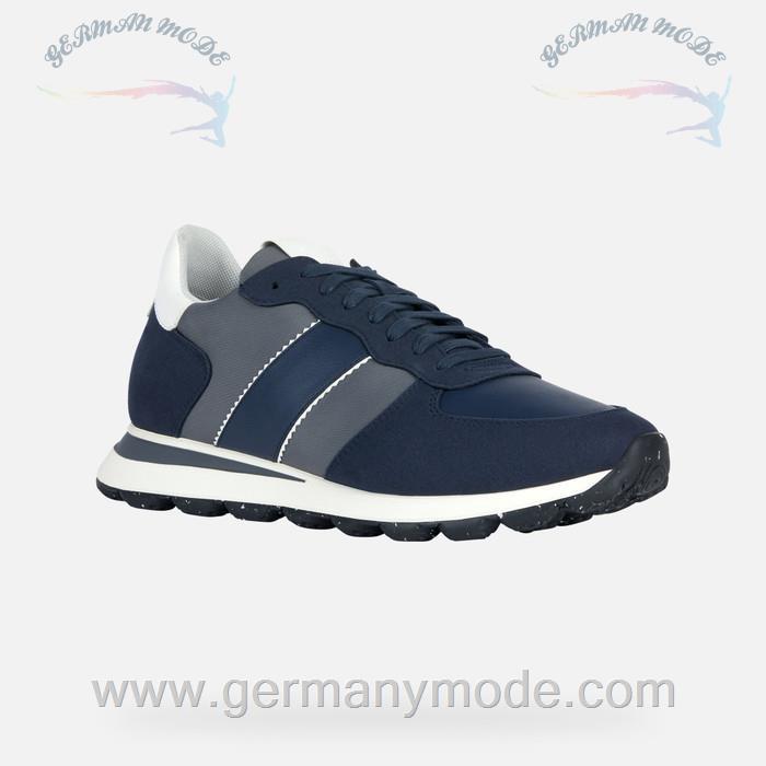 کتانی مردانه جی اوکس ایتالیا GEOX NIEDRIGE SNEAKERS Spherica Vseries Herr Marineblau/Grau