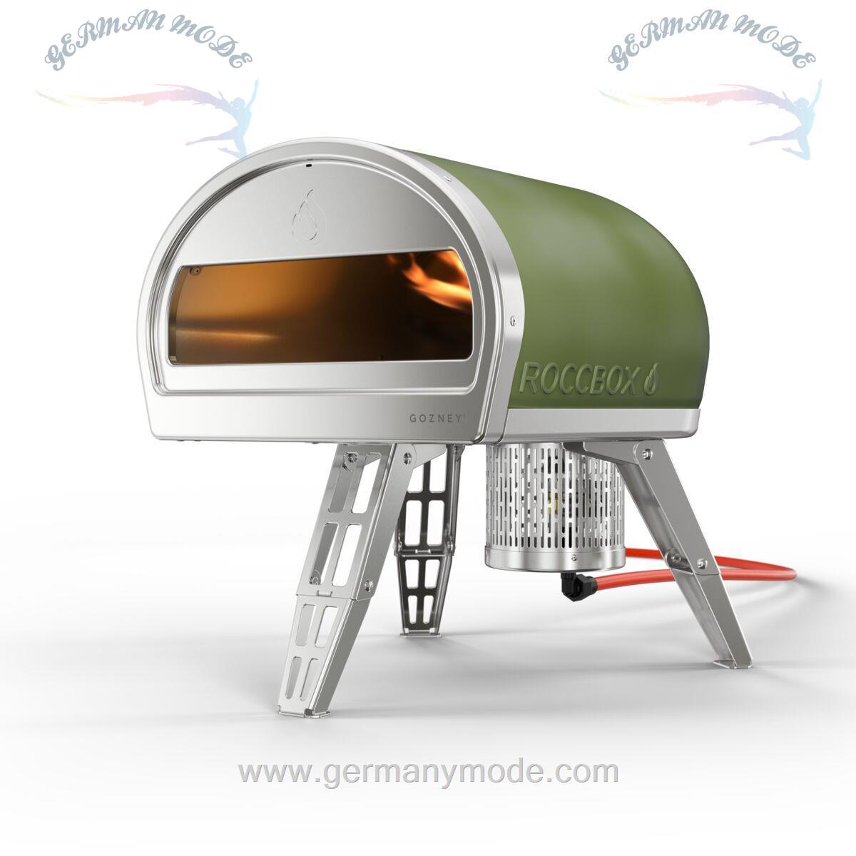 فر پیتزا گازی خانگی گوزنی Gozney° Roccbox Gas Pizzaofen Olivgrün