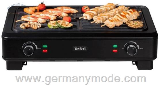 گریل باربیکیو تفال فرانسه Tefal Tischgrill TG9008 Smokeless Grill 2000 W