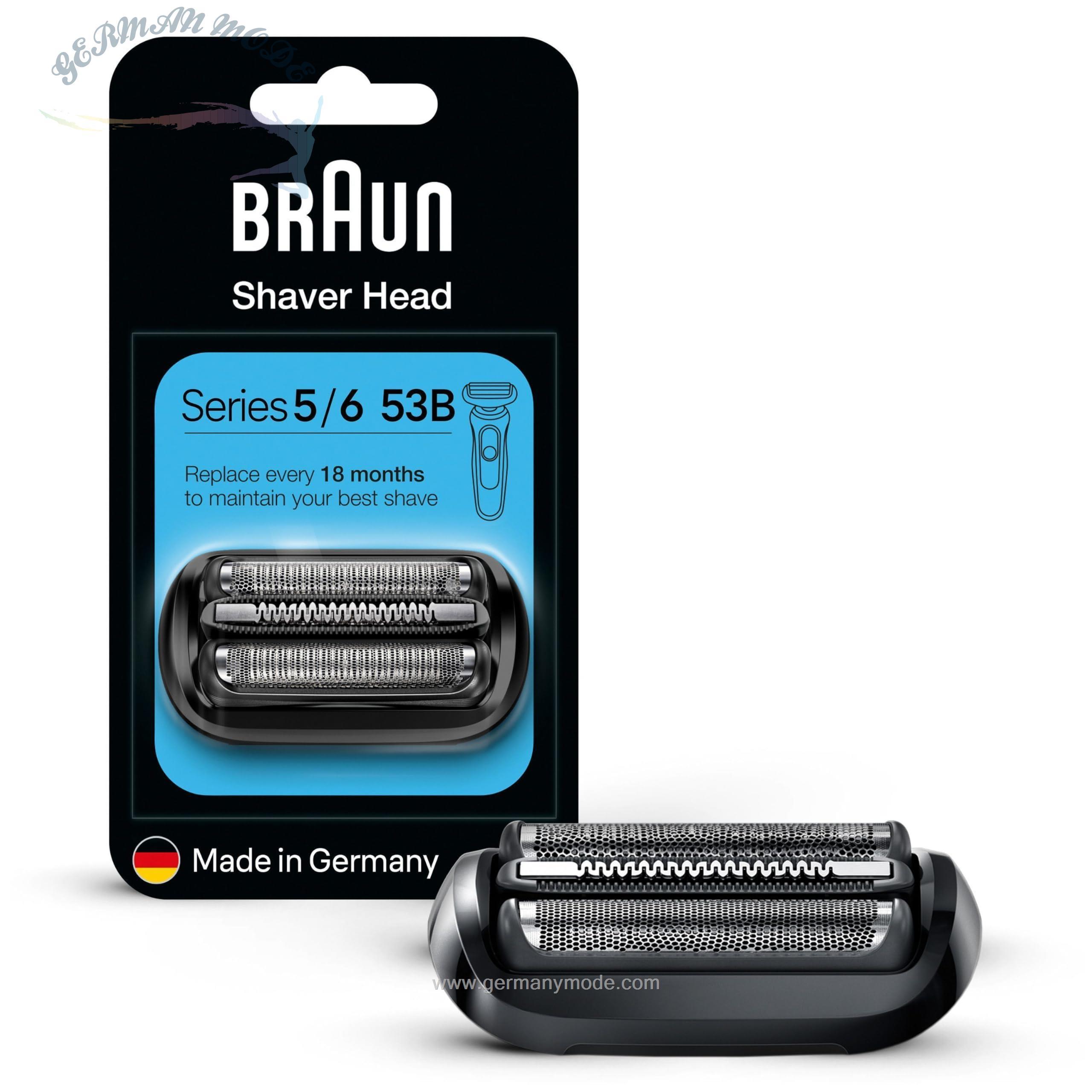 سری ریش تراش براون Braun Series 5 و 6 مدل 53B، قطعه یدکی اورجینال برای ماشین اصلاح براون (مدل‌های 2020 به بعد)