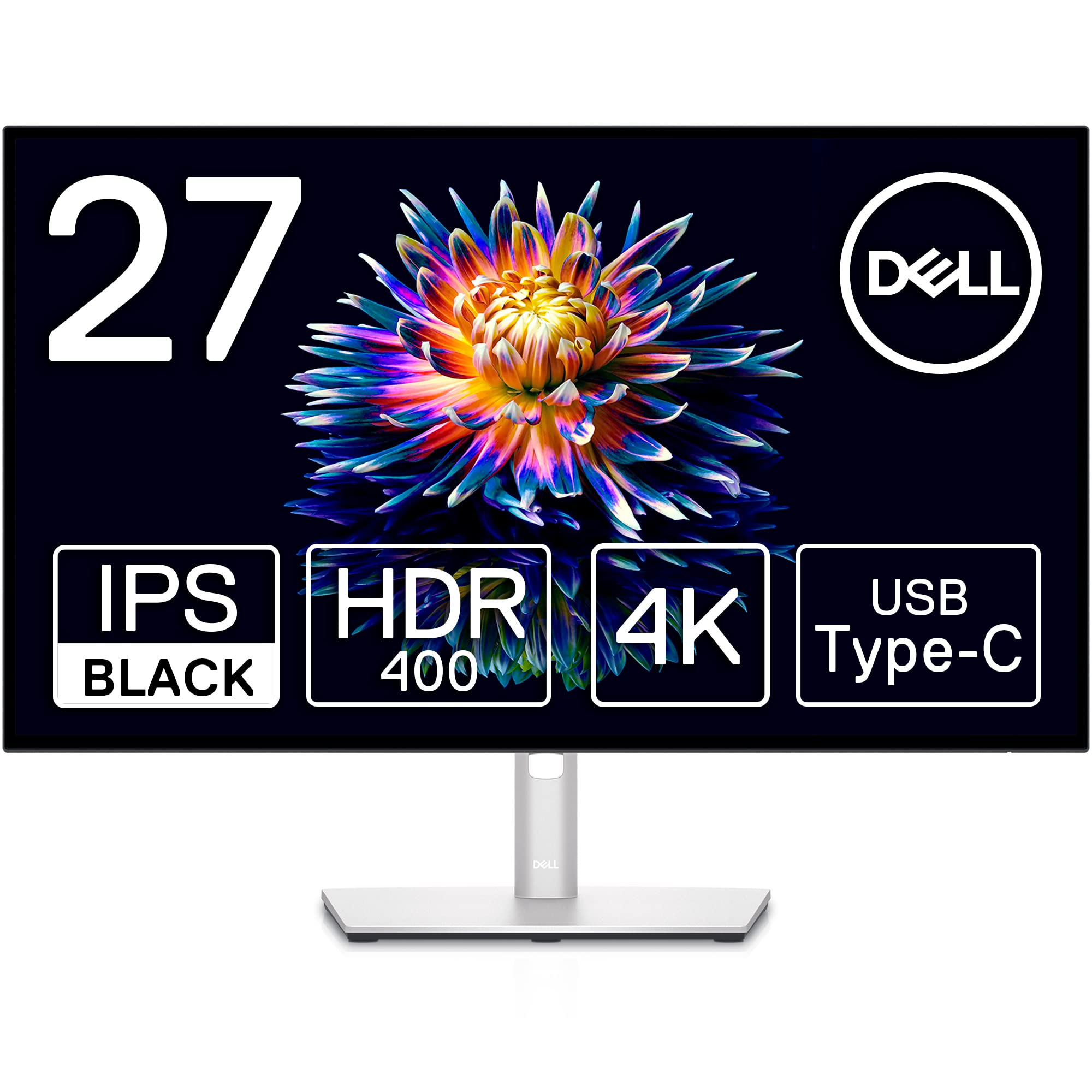 خرید از آمازون - Dell U2723QE UltraSharp USB-C 27 inch 4K UHD (3840x2160), 60Hz, IPS, 5ms, 98% DCI-P3, HDR400, 3x USB-C, 2x DisplayPort, HDMI, 5x USB3, year warranty, RJ45