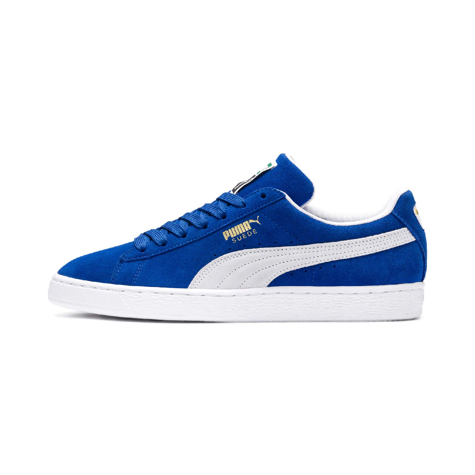 خرید از آمازون - PUMA Herren Suede Classic+ Low-Top 44.5 EU Olympian Blue White