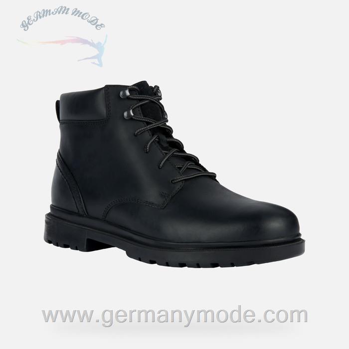 نیم بوت مردانه جی اوکس ایتالیا GEOX SCHNÜRSTIEFELETTEN Andalo Herr Schwarz