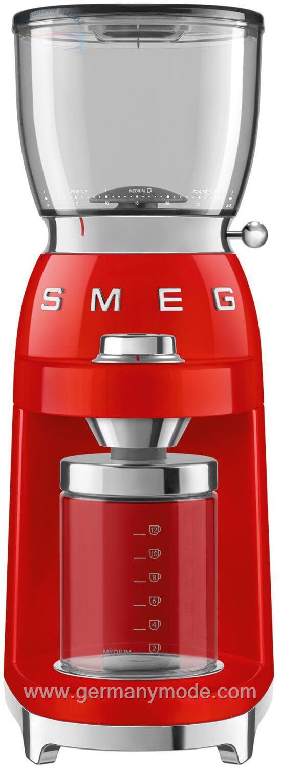 آسیاب قهوه اسمگ ایتالیا Smeg CGF01 Kaffeemühle CGF01RDEU rot