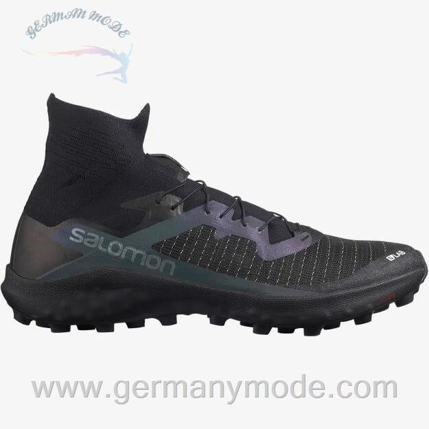 کتانی تریل رانینگ دو کوهستان زنانه مردانه سالامون فرانسه SALOMON S LAB CROSS 2 Trailrunning Schuhe Unisex Black Black Black
