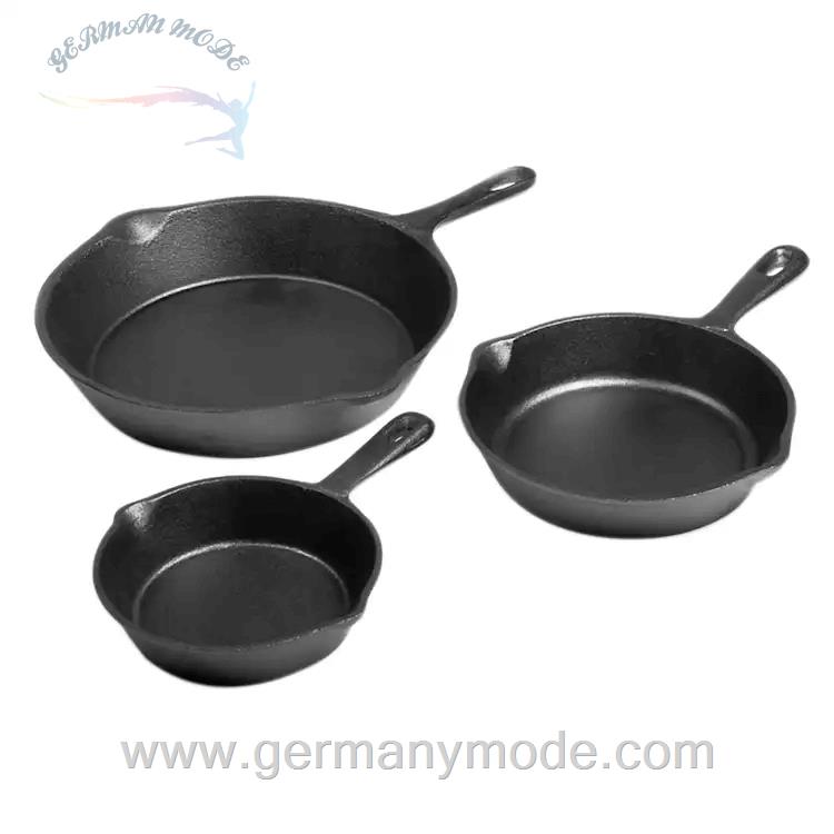 تابه 3 پارچه کلارشتاین آلمان Klarstein Parthenaise Bratpfannen 3er-Set Pfanne Schwarz