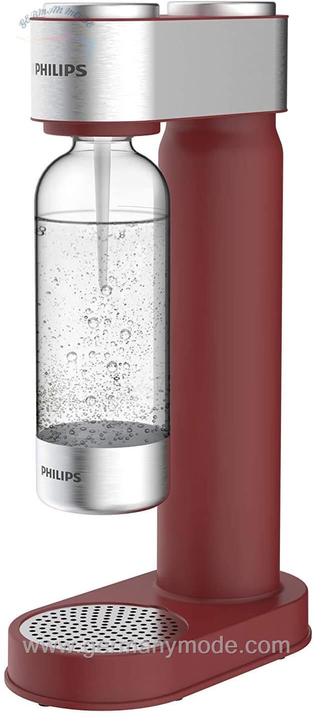 دستگاه نوشابه ساز و آب گاز دار فیلیپس هلند Philips Water ADD4902RD-10 GoZero Wassersprudler-plastik- 1 Liter-Rot