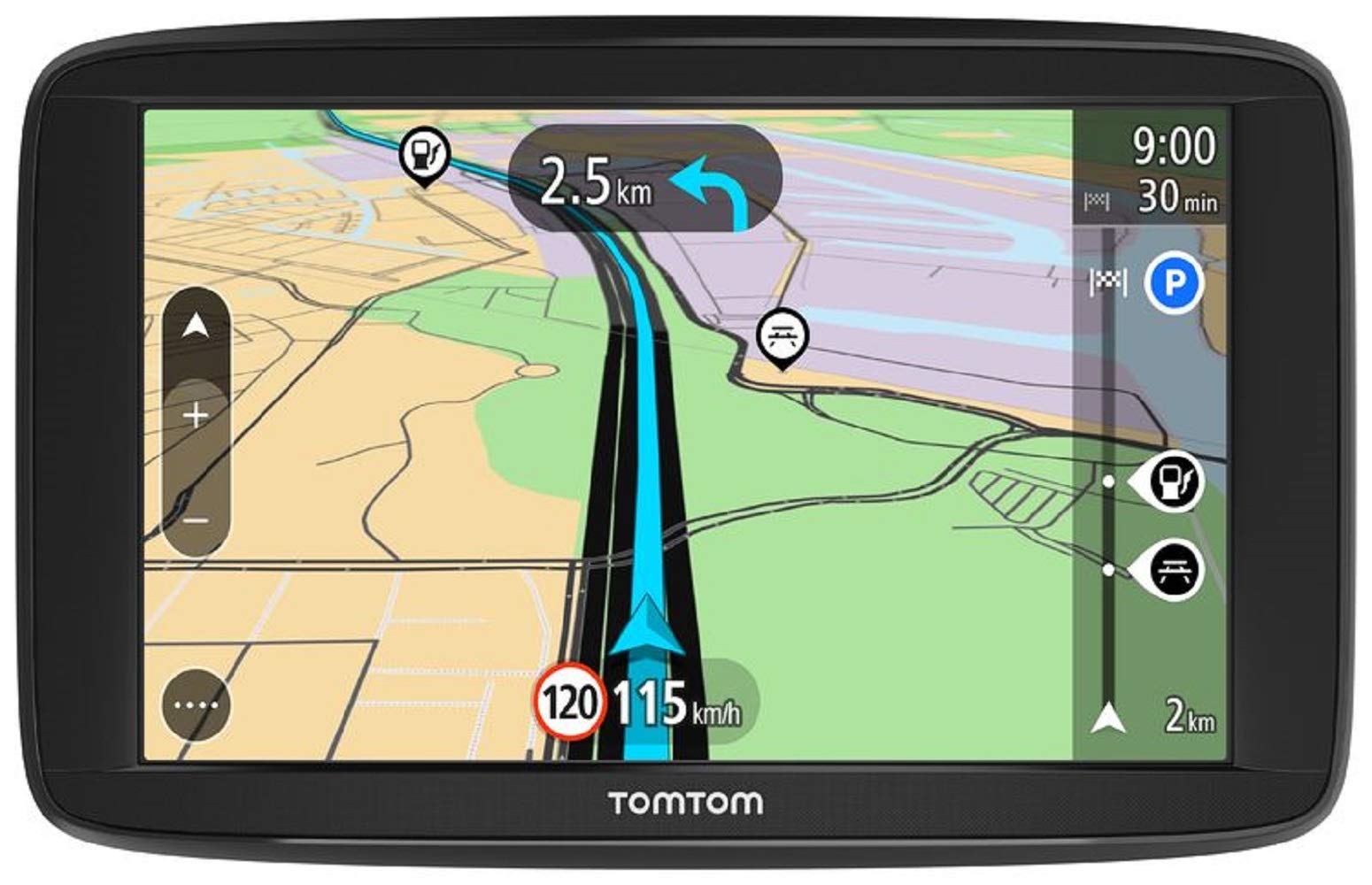 خرید از آمازون - دستگاه ناوبری TomTom Start 62 (6 اینچ، به روز رسانی نقشه اروپا، دستیار خطوط، TMC) خدمات 6 اینچی مشکی به صورت استاندارد گنجانده شده است.