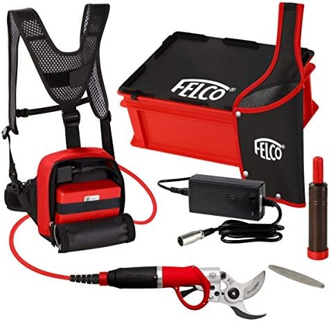 قیچی هرس باغبانی شارژی فیلکو سوئیس FELCO با باتری+ و پک پاور 822+
