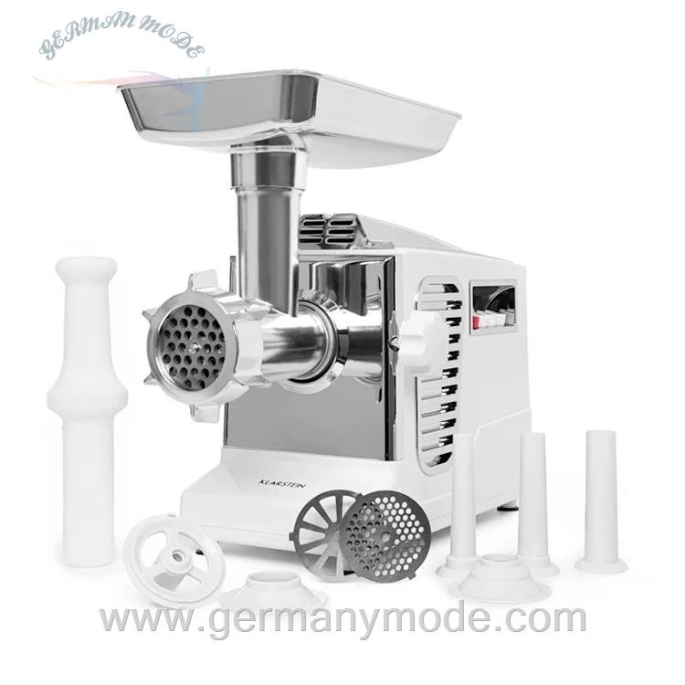 چرخ گوشت کلارشتاین آلمان Klarstein Kraftprotz elektrischer Fleischwolf Fleischwolf 700 watt Weiß