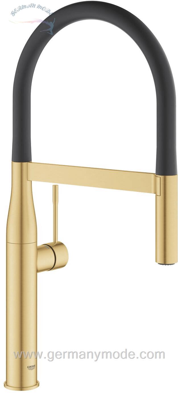 شیر مخلوط ظرفشویی شلنگ دار گروهه آلمان GROHE Essence 30294 cool sunrise gebürstet 30294GN0