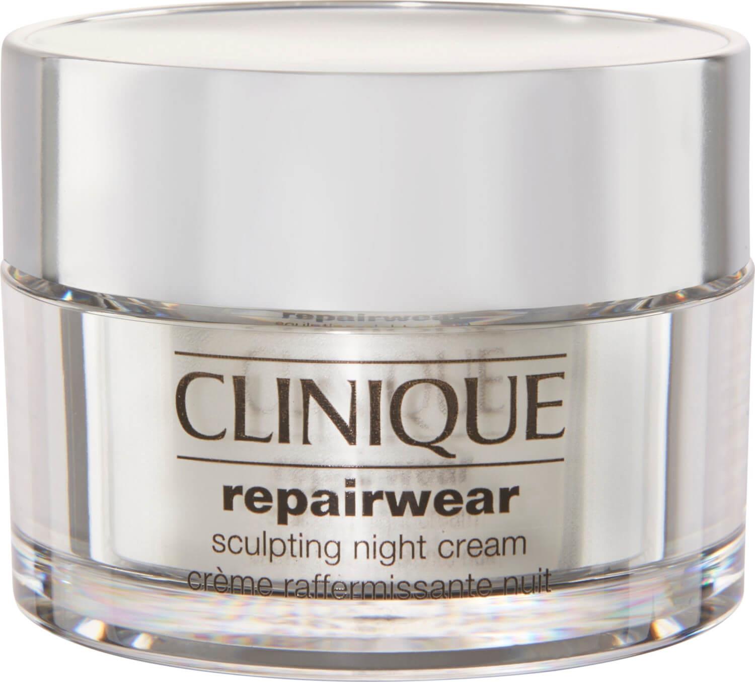 کرم شب آبرسان ترمیم کننده سفت کننده 50 میل کلینیک آمریکا Clinique Repairwear Sculpting Night Cream (50ml)